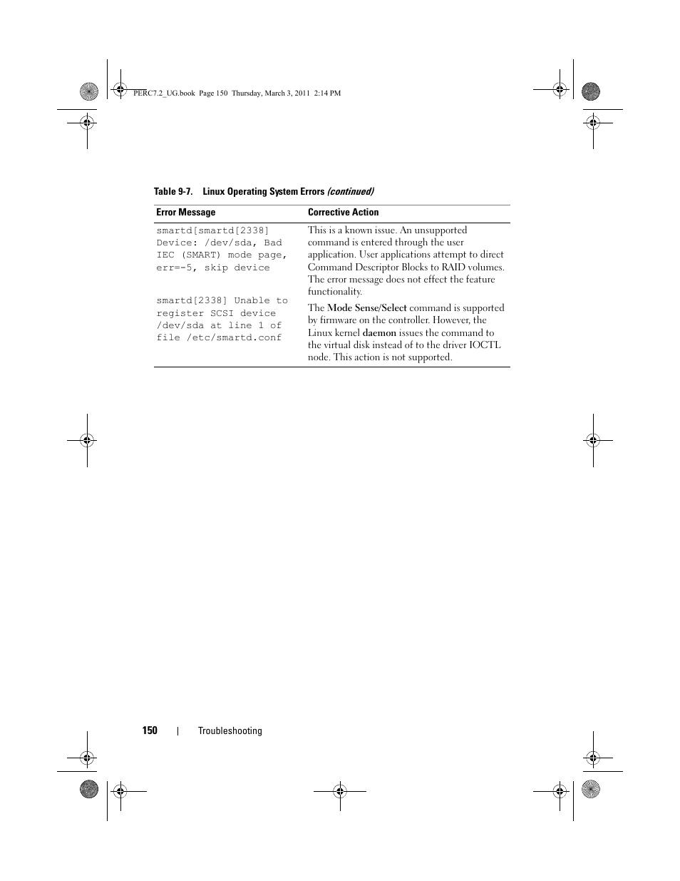 Dell PowerEdge RAID Controller H700 User Manual | Page 150 / 178