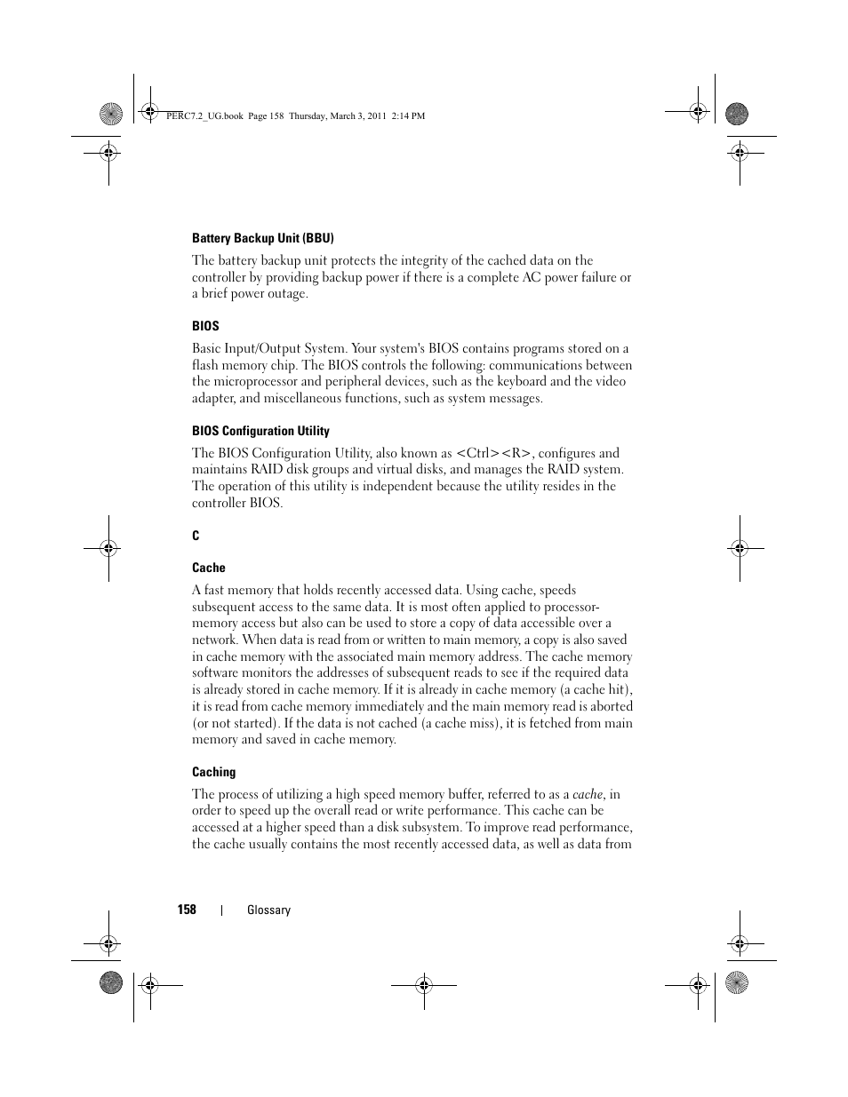 Dell PowerEdge RAID Controller H700 User Manual | Page 158 / 178