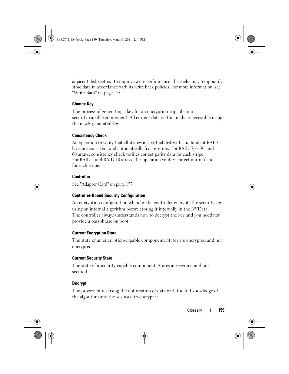 Dell PowerEdge RAID Controller H700 User Manual | Page 159 / 178