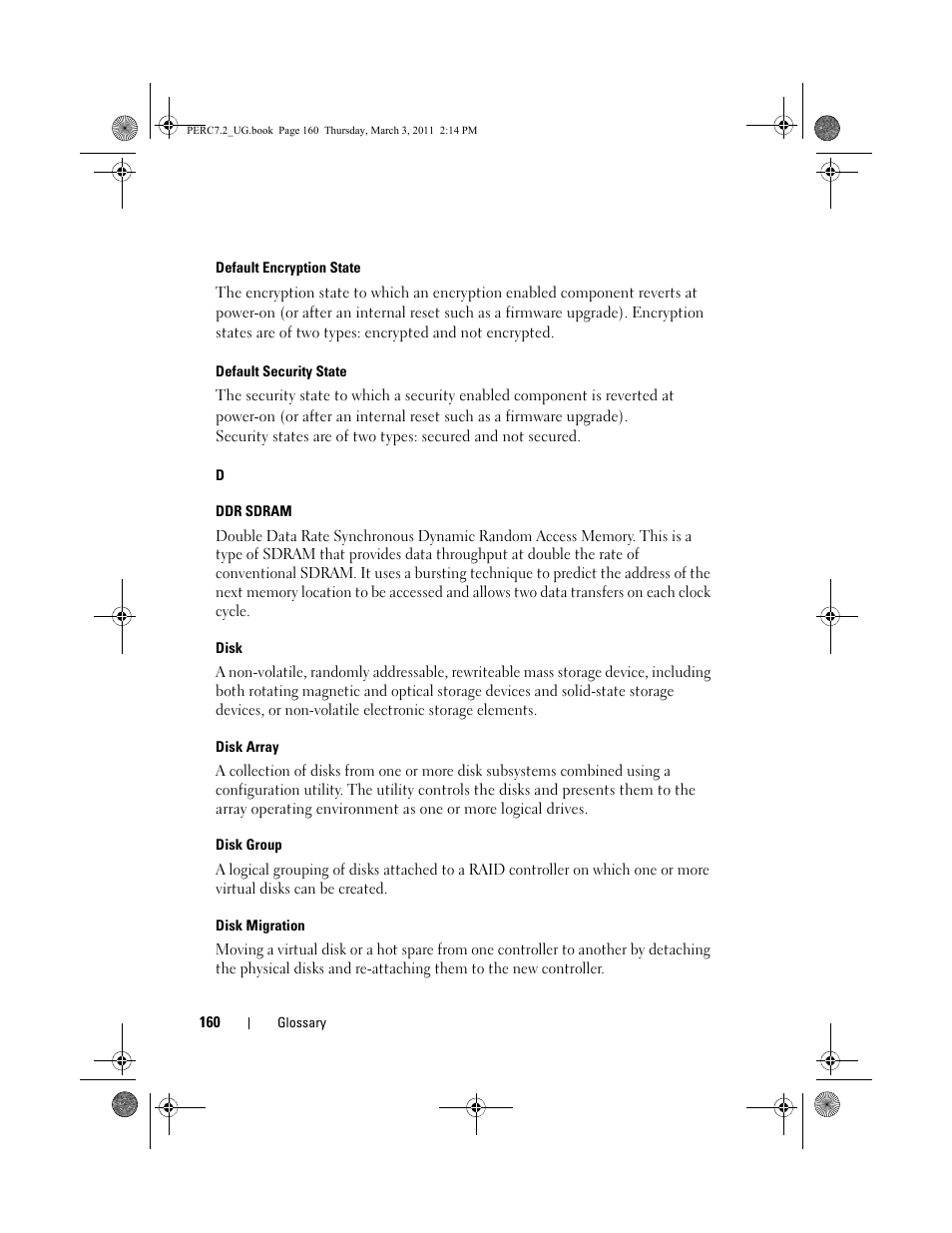 Dell PowerEdge RAID Controller H700 User Manual | Page 160 / 178