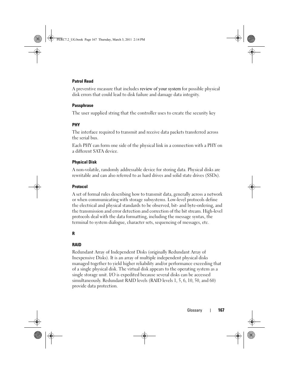 Dell PowerEdge RAID Controller H700 User Manual | Page 167 / 178