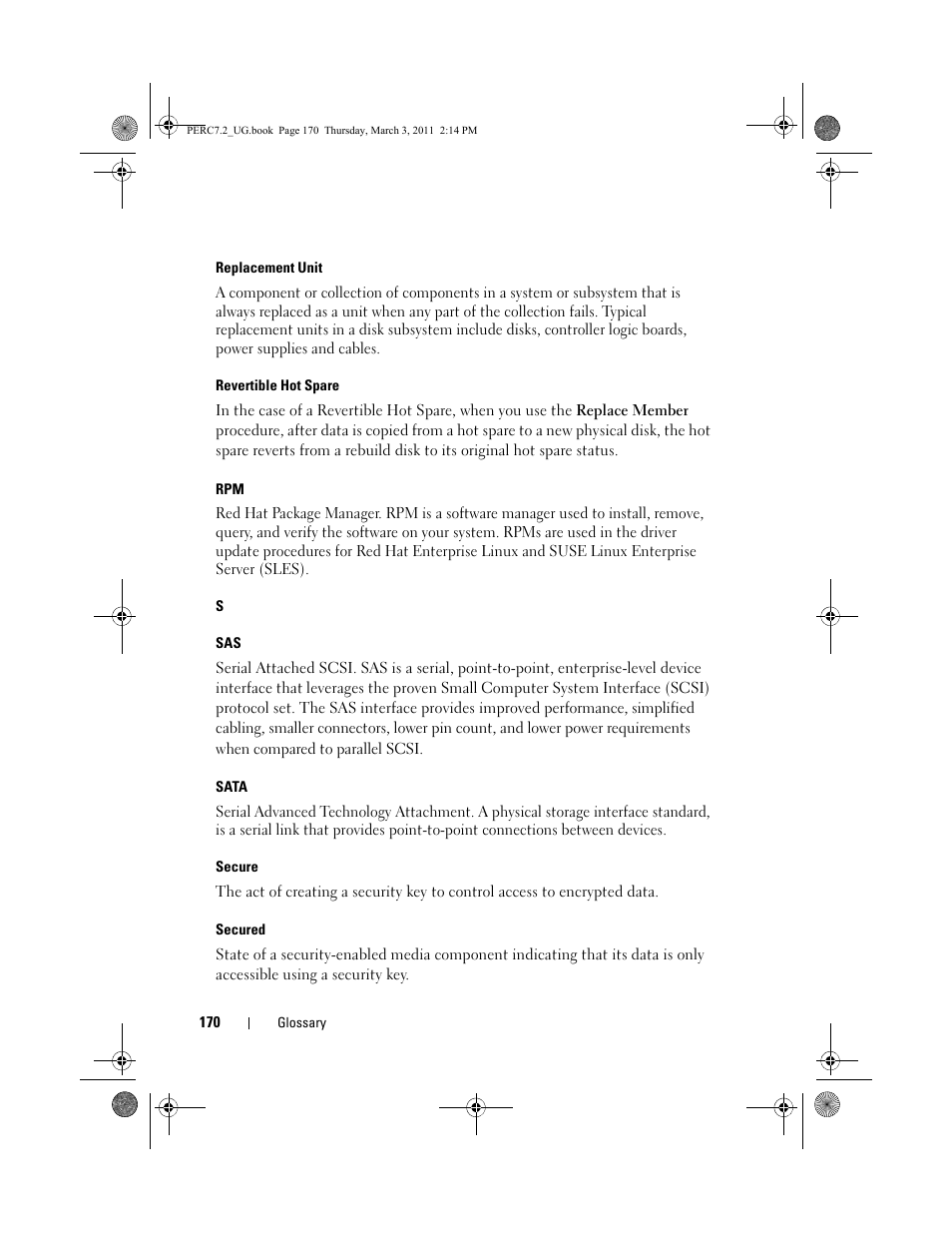 Dell PowerEdge RAID Controller H700 User Manual | Page 170 / 178