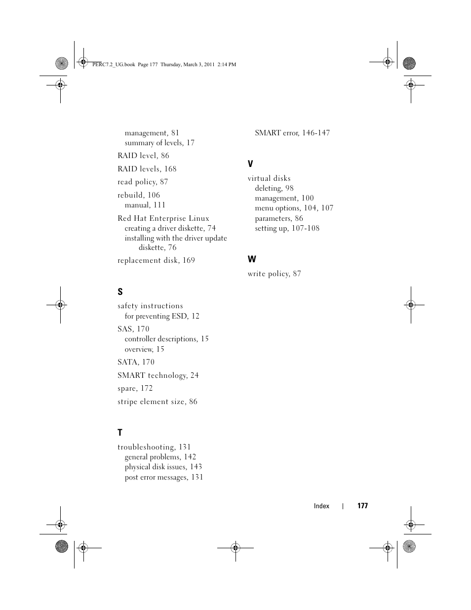Dell PowerEdge RAID Controller H700 User Manual | Page 177 / 178