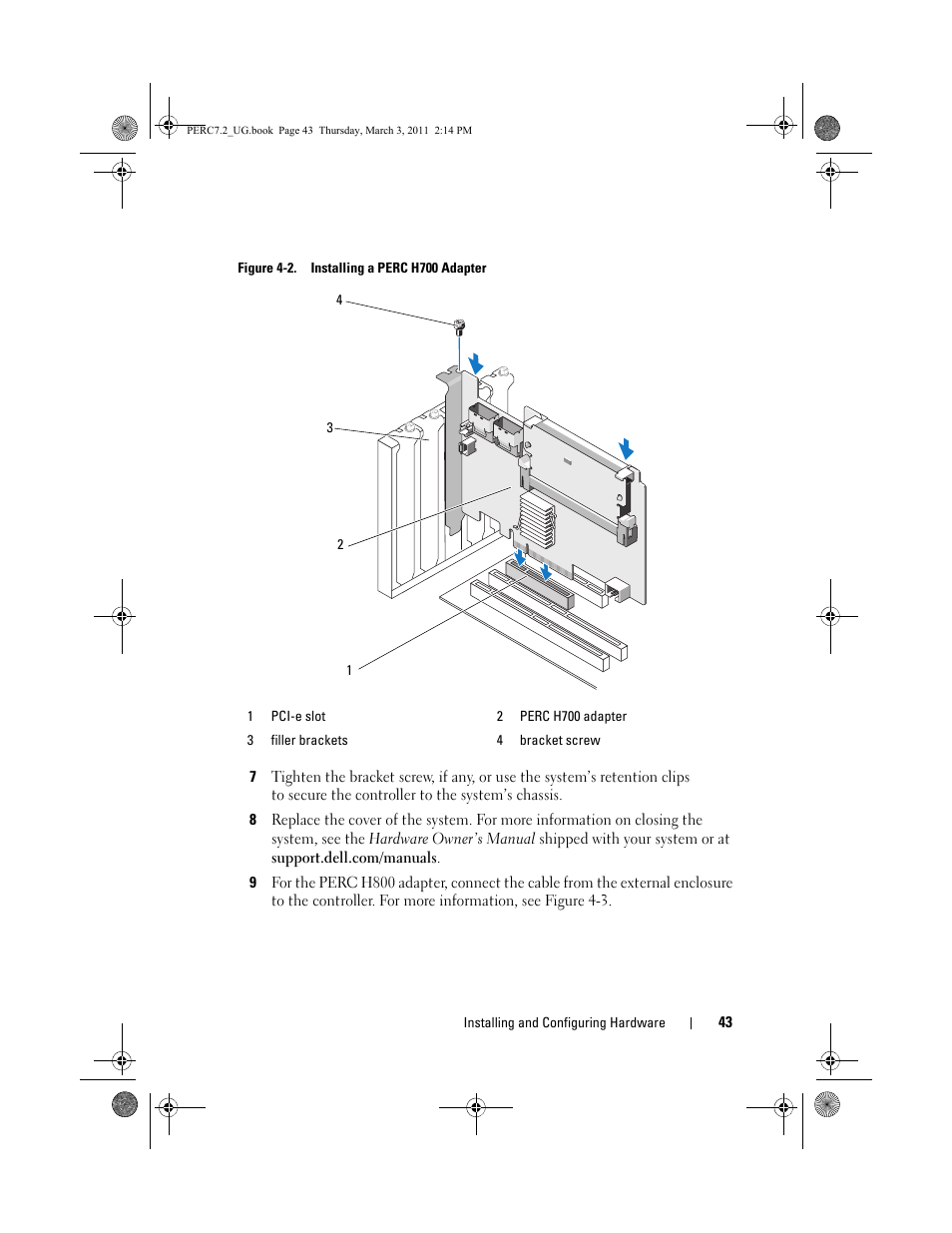Dell PowerEdge RAID Controller H700 User Manual | Page 43 / 178