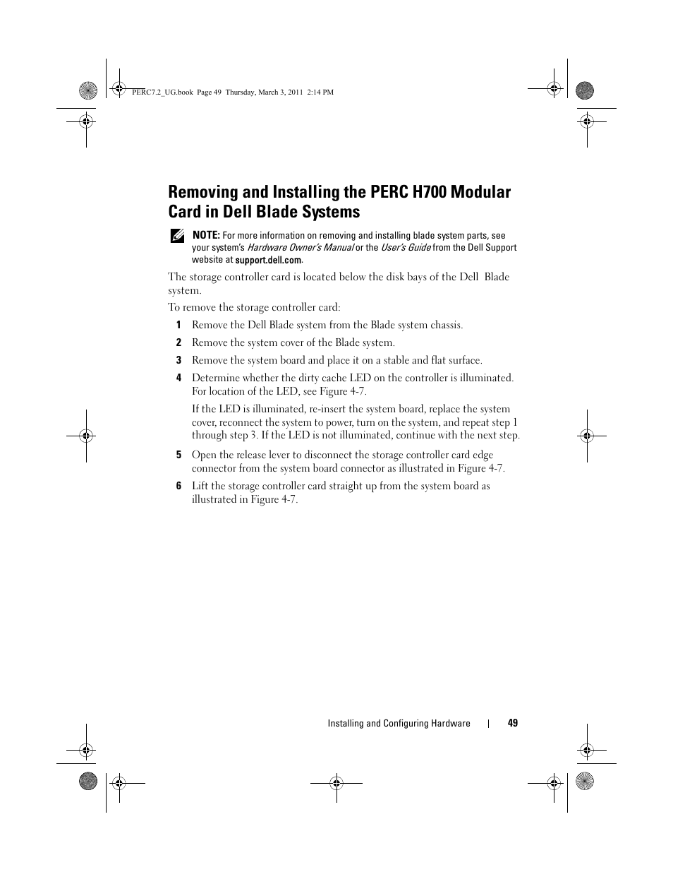 Dell PowerEdge RAID Controller H700 User Manual | Page 49 / 178