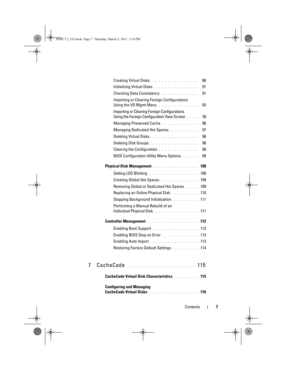7 cachecade | Dell PowerEdge RAID Controller H700 User Manual | Page 7 / 178