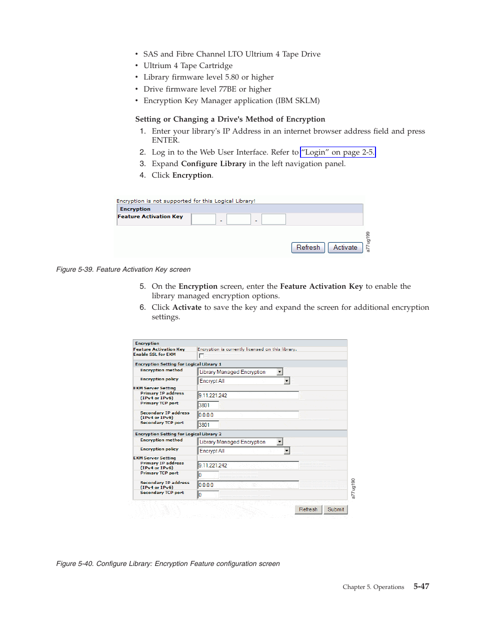 Feature activation key screen | Dell PowerVault TL4000 User Manual | Page 145 / 306