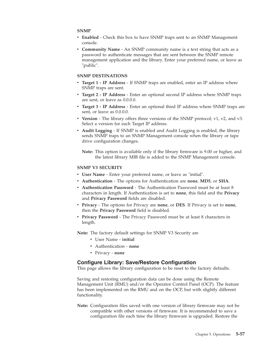 Configure library: save/restore configuration | Dell PowerVault TL4000 User Manual | Page 155 / 306