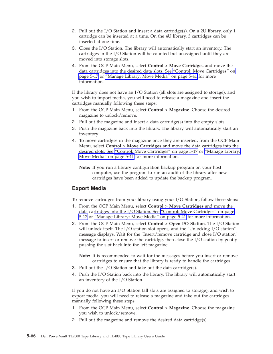 Dell PowerVault TL4000 User Manual | Page 164 / 306