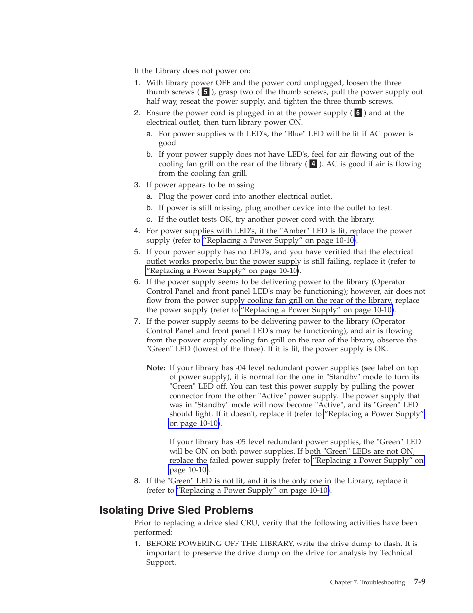 Isolating drive sled problems | Dell PowerVault TL4000 User Manual | Page 185 / 306