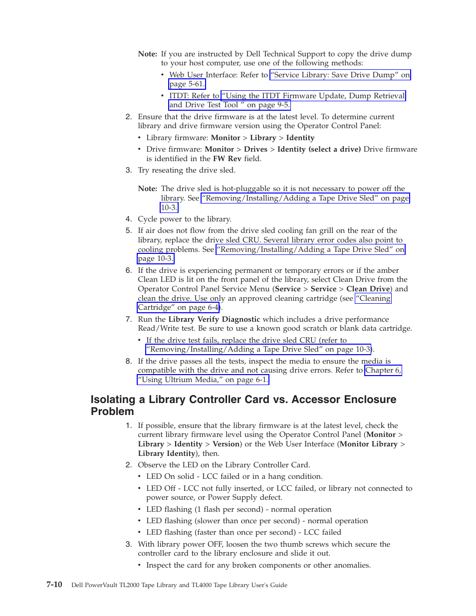 Dell PowerVault TL4000 User Manual | Page 186 / 306