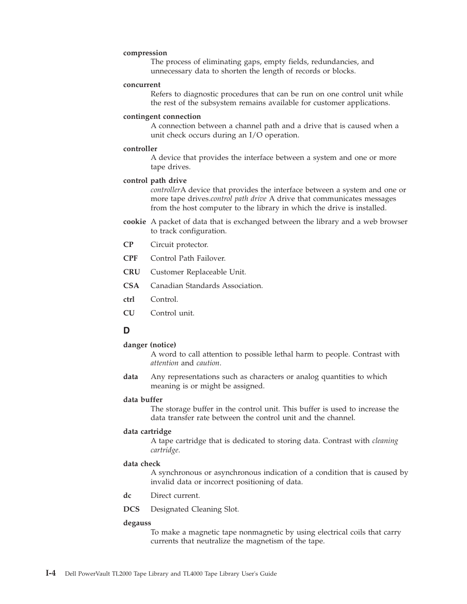 Dell PowerVault TL4000 User Manual | Page 284 / 306