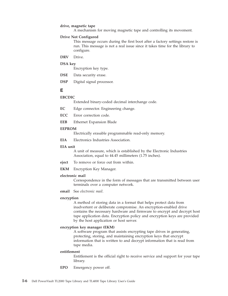 Dell PowerVault TL4000 User Manual | Page 286 / 306