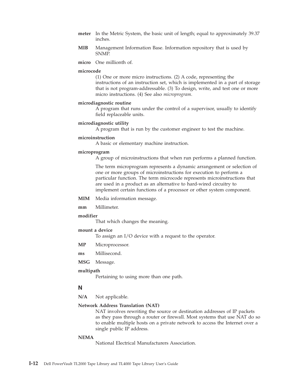 Dell PowerVault TL4000 User Manual | Page 292 / 306