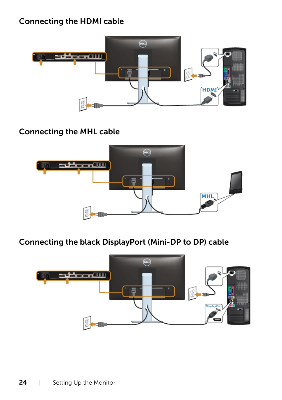 Dell U2414H Monitor User Manual | Page 24 / 63
