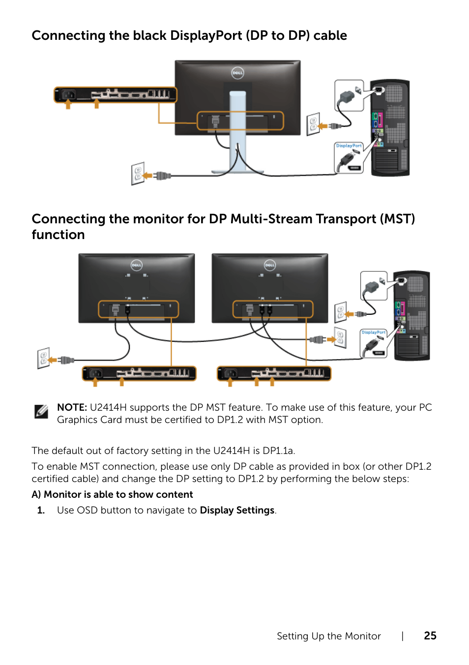 Dell U2414H Monitor User Manual | Page 25 / 63