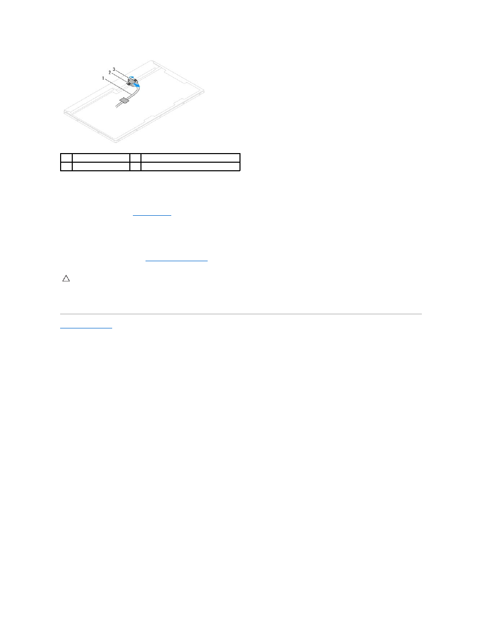 Replacing the display cable | Dell Inspiron One 2310 (Late 2010) User Manual | Page 28 / 90