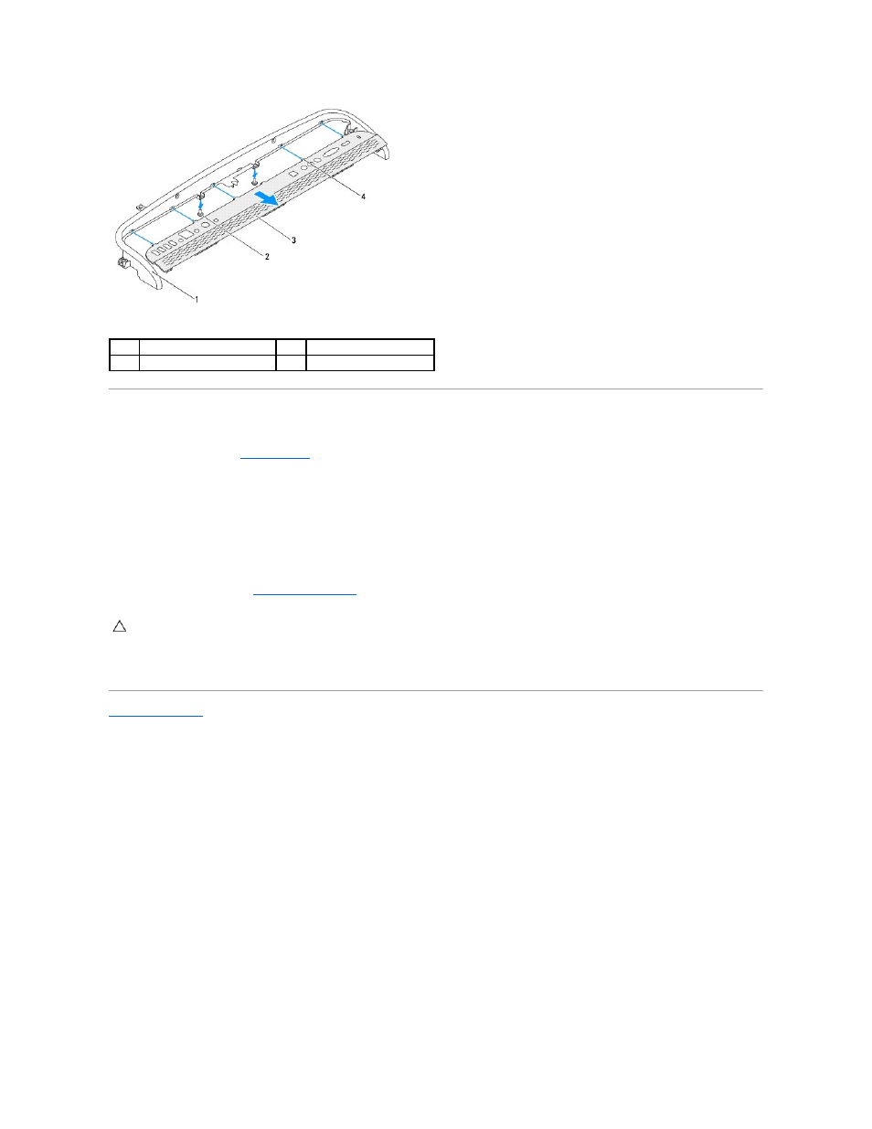 Replacing the front stand | Dell Inspiron One 2310 (Late 2010) User Manual | Page 34 / 90