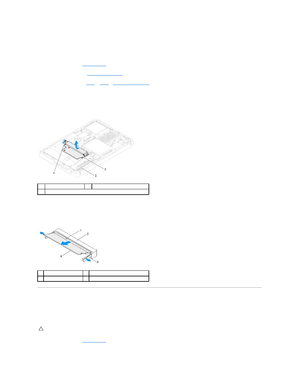 Replacing memory module(s), Inspiron one 2310, Inspiron one 2305 | Dell Inspiron One 2310 (Late 2010) User Manual | Page 48 / 90