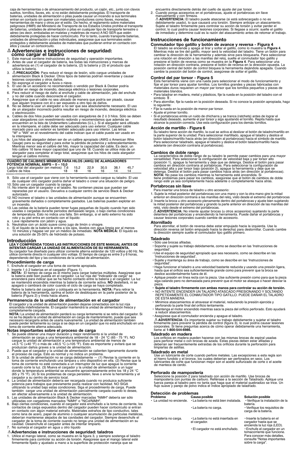 Instrucciones de funcionamiento, Introducción | Black & Decker FS2400D User Manual | Page 6 / 7