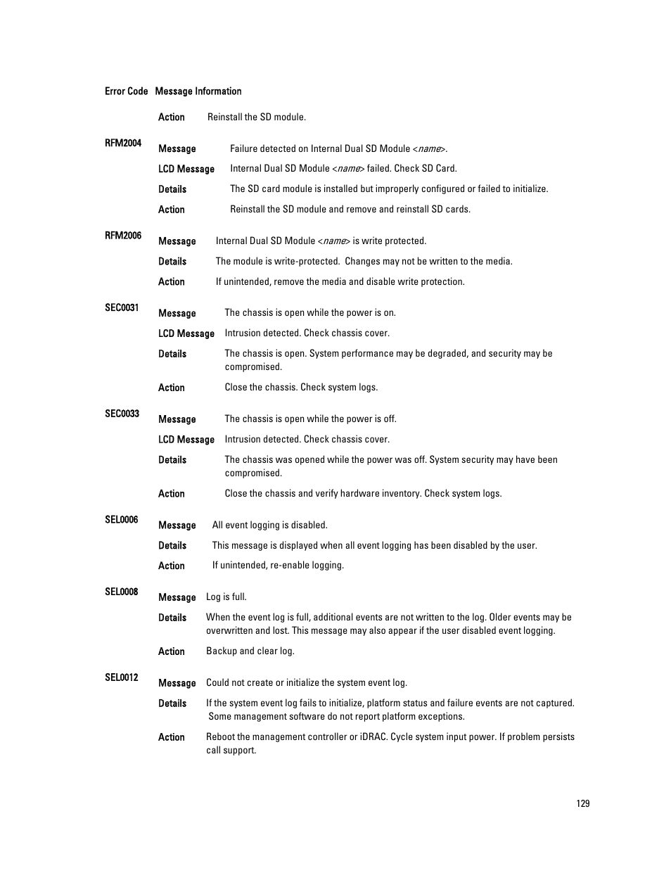 Dell PowerVault NX3200 User Manual | Page 129 / 133