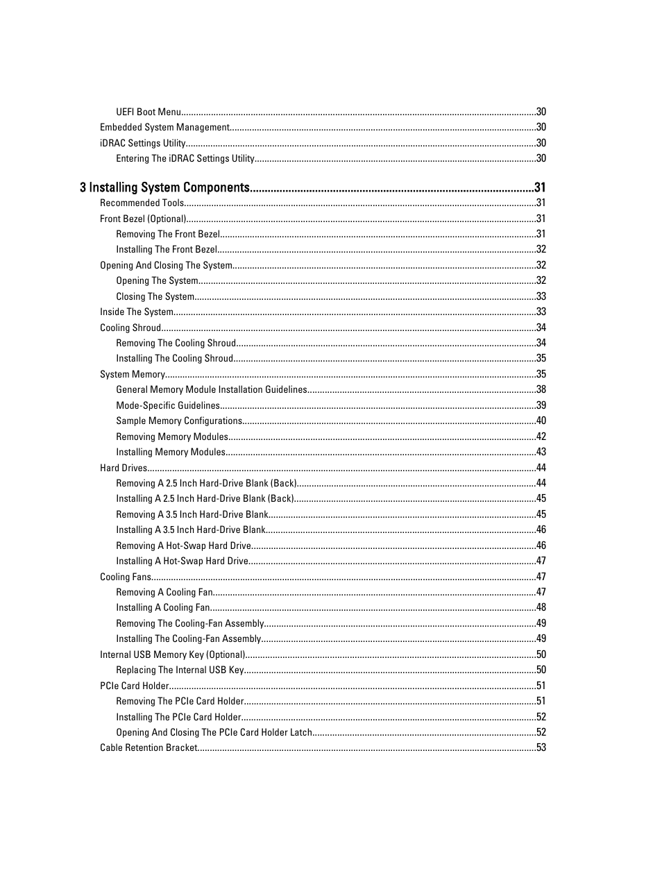 3 installing system components | Dell PowerVault NX3200 User Manual | Page 4 / 133