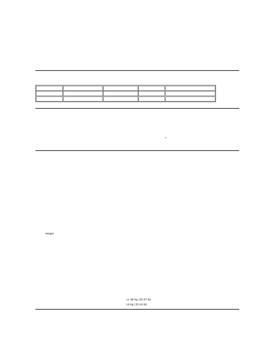 Resolution, Preset display modes, Electrical | Physical characteristics, Environmental | Dell 3007WFP-HC Monitor User Manual | Page 7 / 25