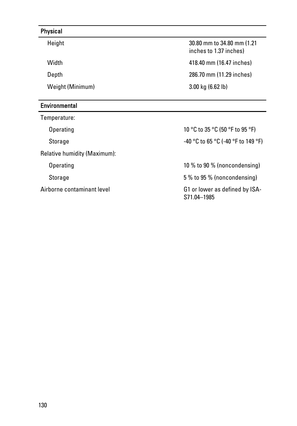 Dell Vostro 3450 (Early 2011) User Manual | Page 130 / 131