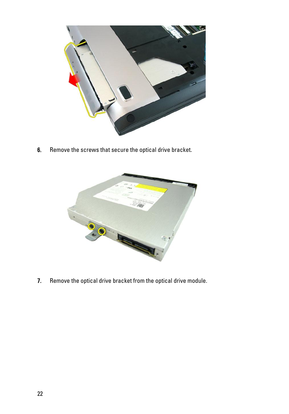 Dell Vostro 3450 (Early 2011) User Manual | Page 22 / 131