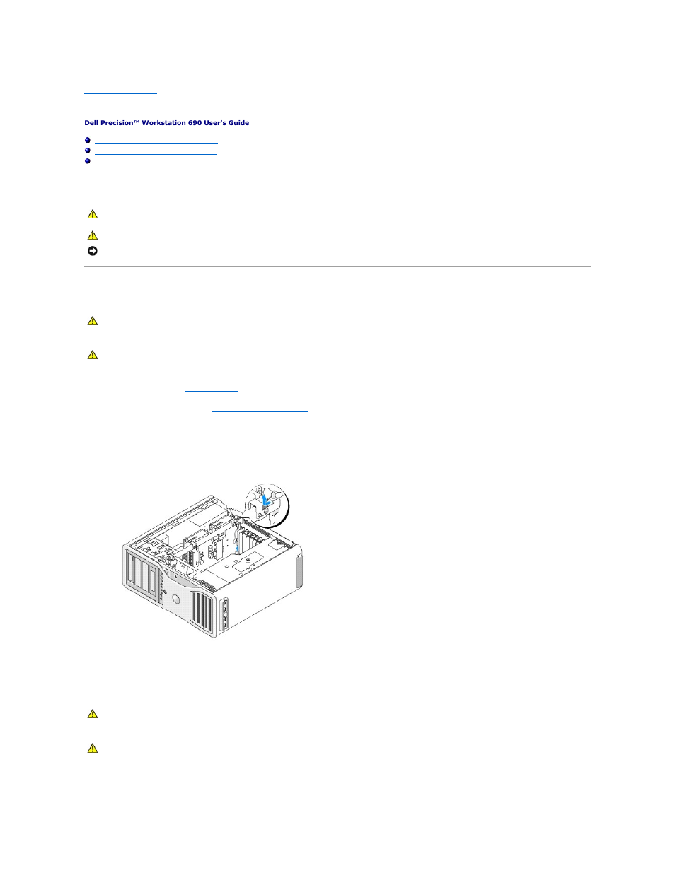 Chassis intrusion switch, Removing the chassis intrusion switch, Replacing the chassis intrusion switch | Dell Precision 690 User Manual | Page 129 / 167