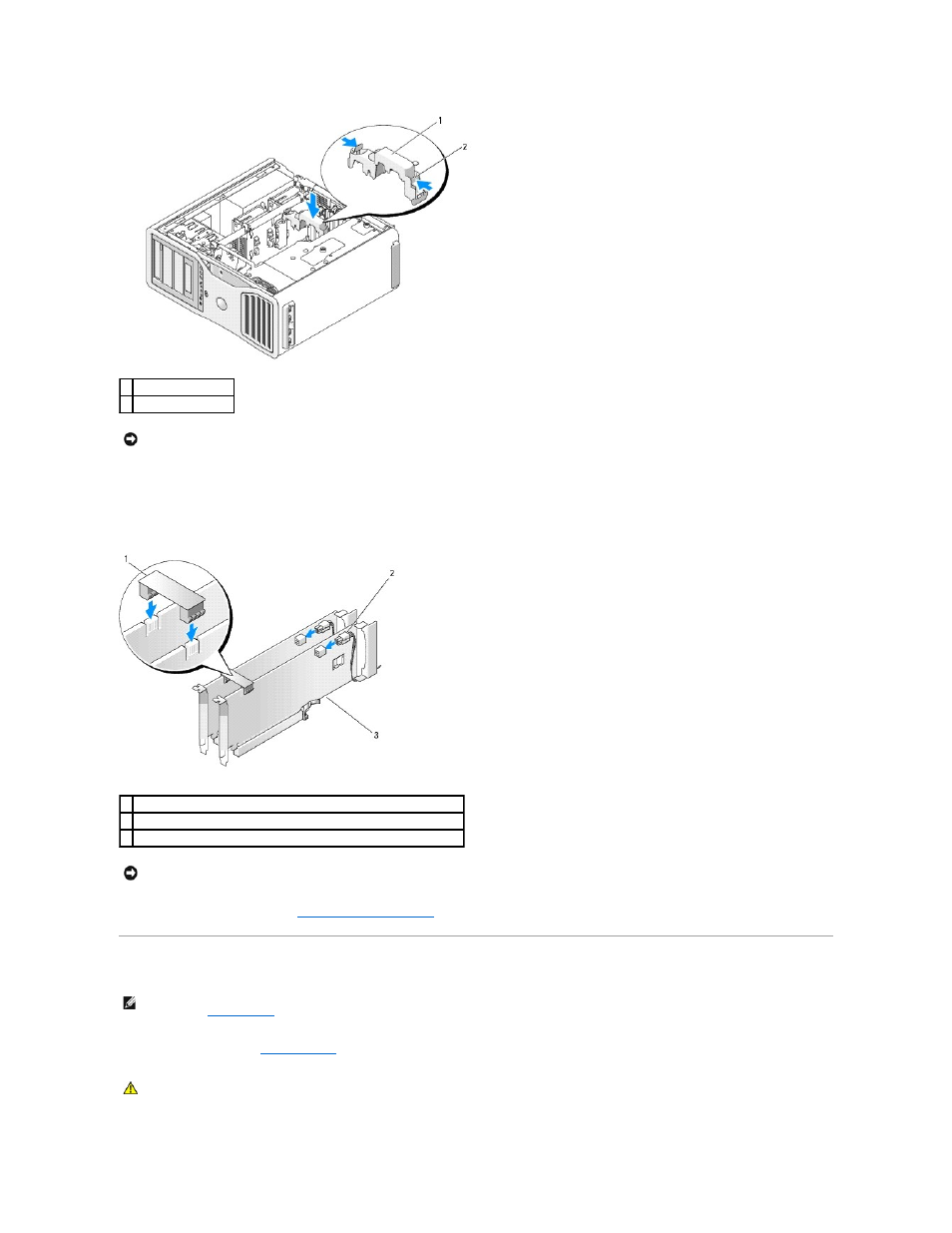 Removing the optional graphics riser card | Dell Precision 690 User Manual | Page 43 / 167