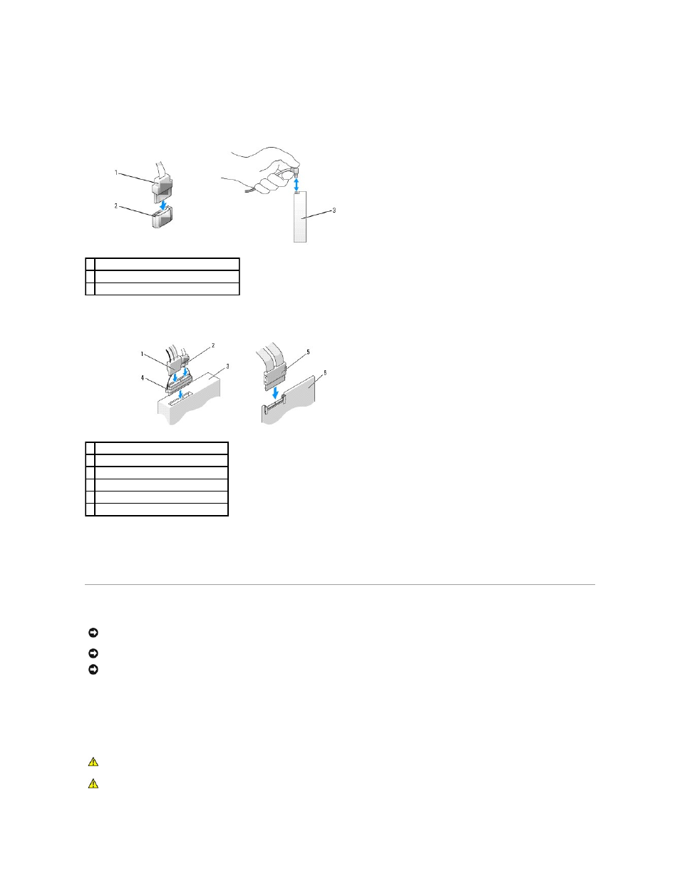 Hard drive, Removing a hard drive (hard drive bays 1-4) | Dell Precision 690 User Manual | Page 55 / 167