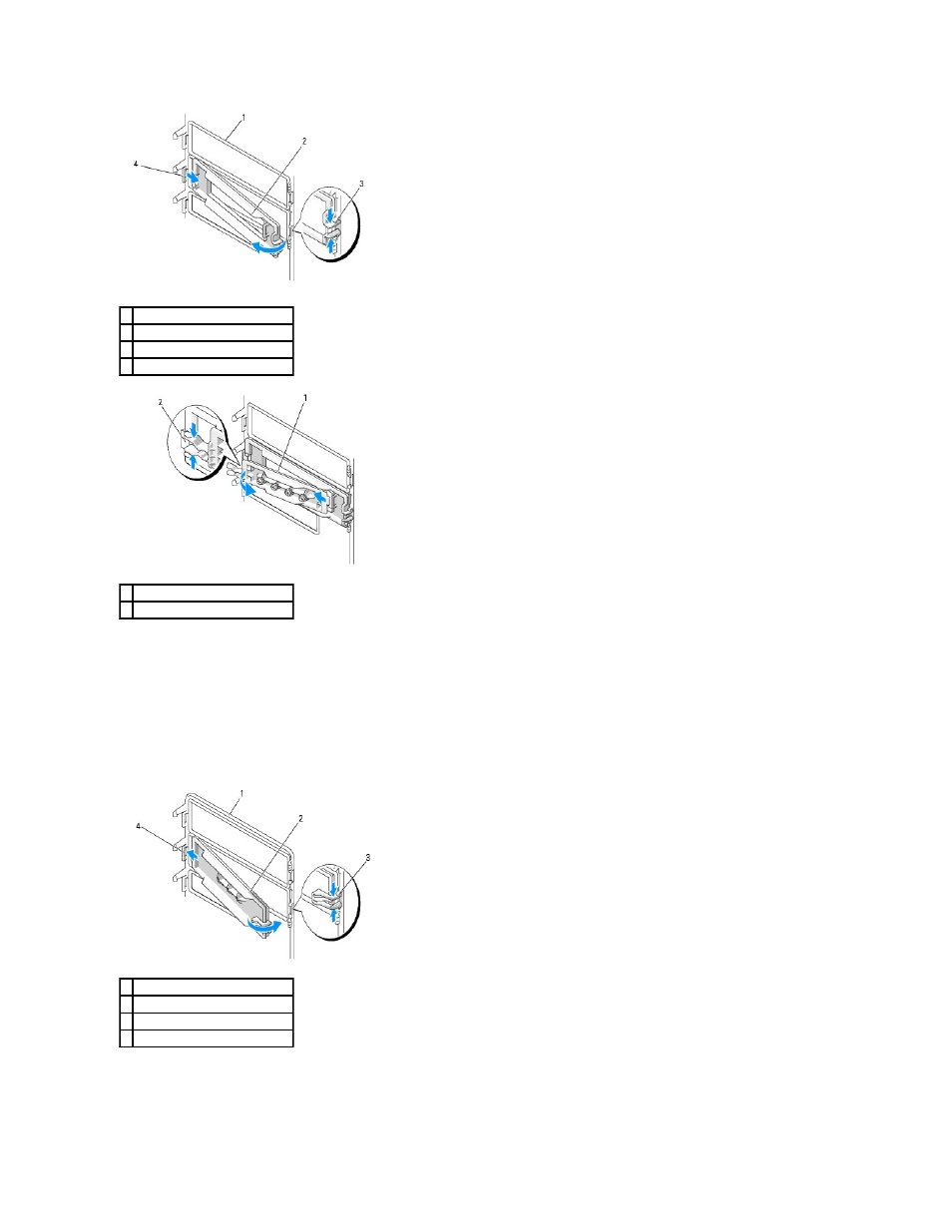 Replacing a drive- panel insert, Replacing a drive-panel insert | Dell Precision 690 User Manual | Page 65 / 167