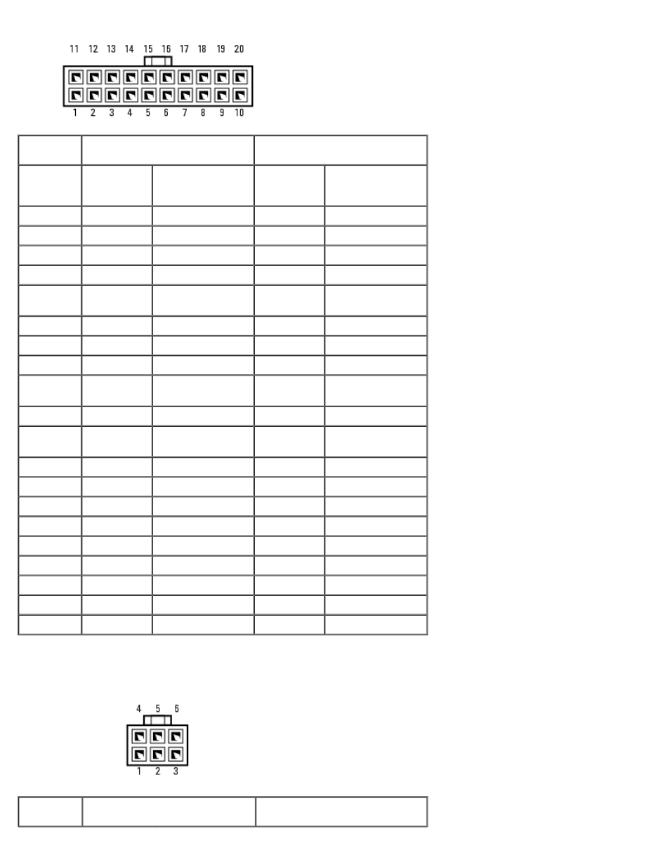 Dc power connector p3 (graphics card) | Dell XPS 710 H2C User Manual | Page 14 / 87