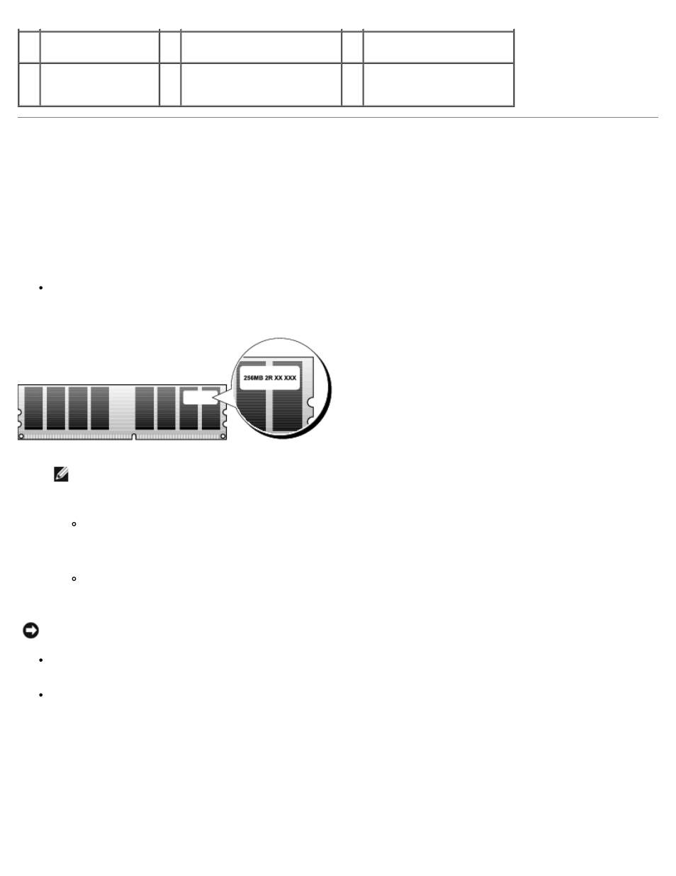 Memory | Dell XPS 710 H2C User Manual | Page 24 / 87