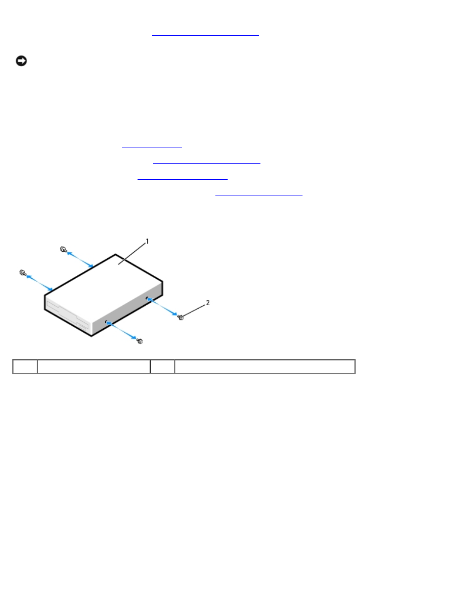 Installing a floppy drive | Dell XPS 710 H2C User Manual | Page 46 / 87