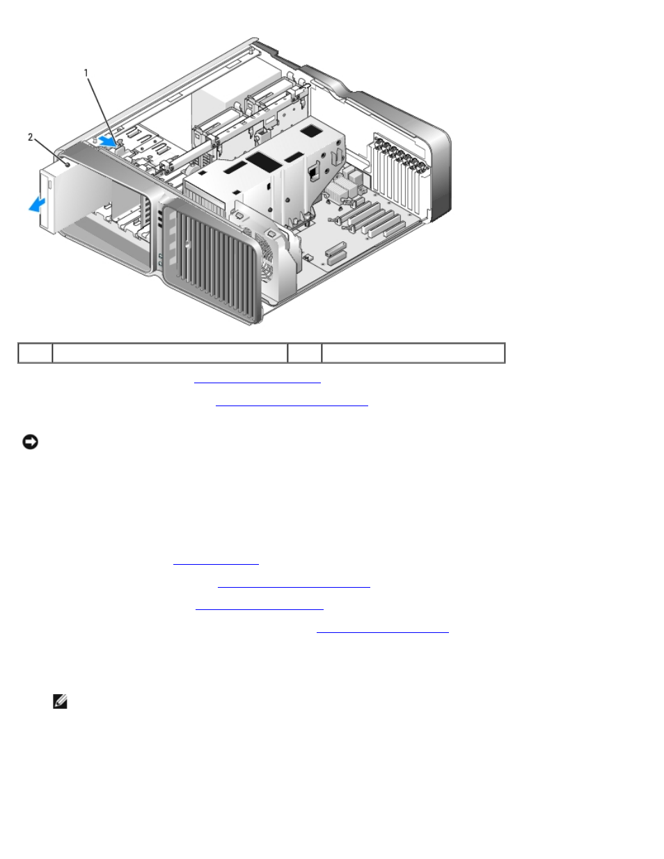 Installing a cd/dvd drive | Dell XPS 710 H2C User Manual | Page 52 / 87