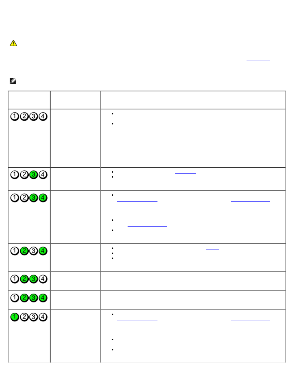 Diagnostic lights | Dell XPS 710 H2C User Manual | Page 66 / 87