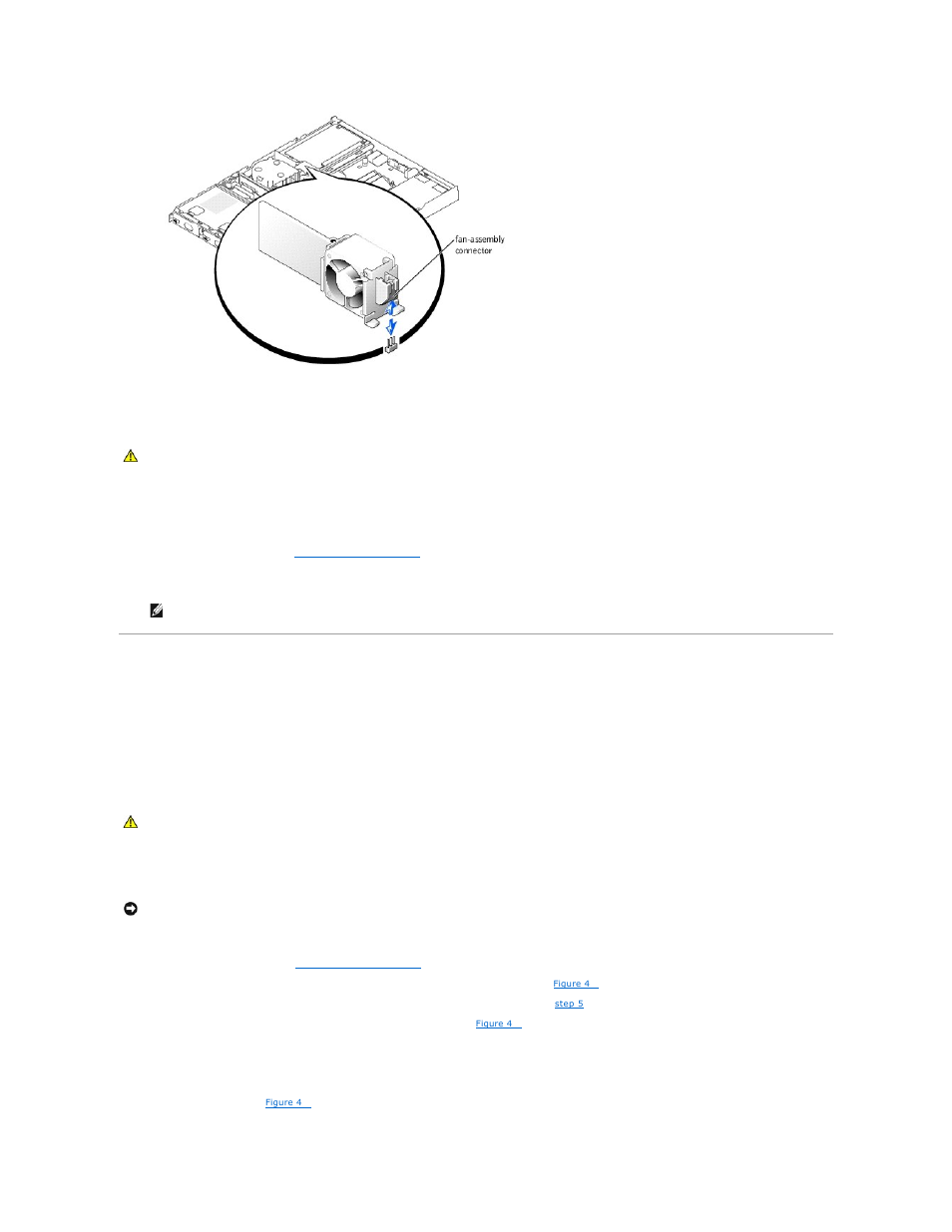 Power supply, Replacing a blower or fan assembly, Removing the power supply | Dell PowerVault 725N (Rackmount NAS Appliance) User Manual | Page 30 / 50