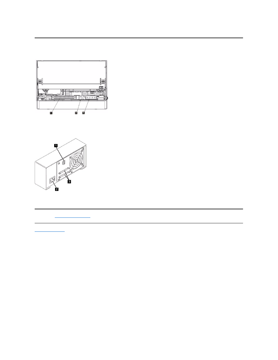 Rear panel | Dell PowerVault 110T LTO3 User Manual | Page 10 / 31