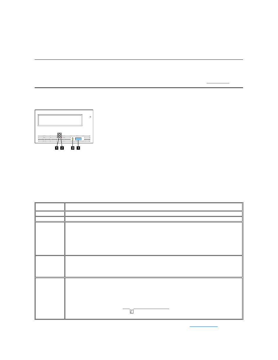 Tape backup software, Front panel | Dell PowerVault 110T LTO3 User Manual | Page 9 / 31