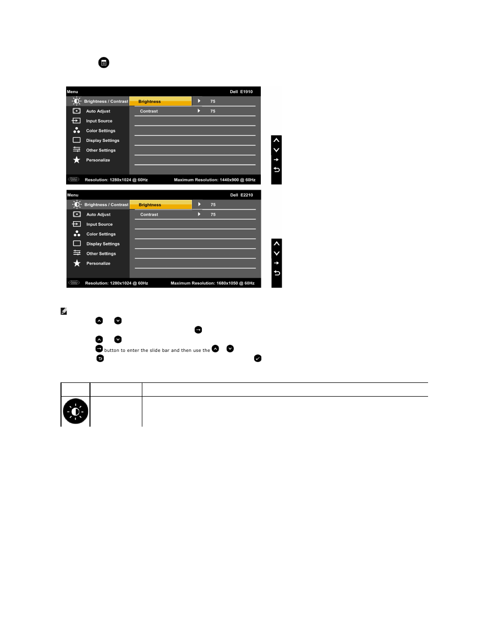 Dell E2210 Monitor User Manual | Page 15 / 34