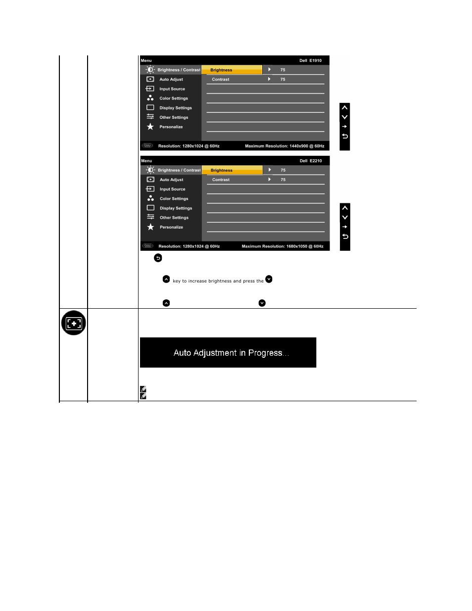 Dell E2210 Monitor User Manual | Page 16 / 34