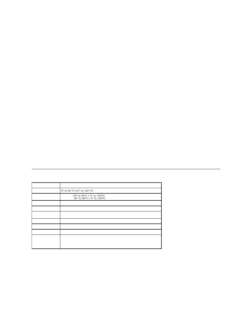 Environmental characteristics | Dell E2210 Monitor User Manual | Page 9 / 34