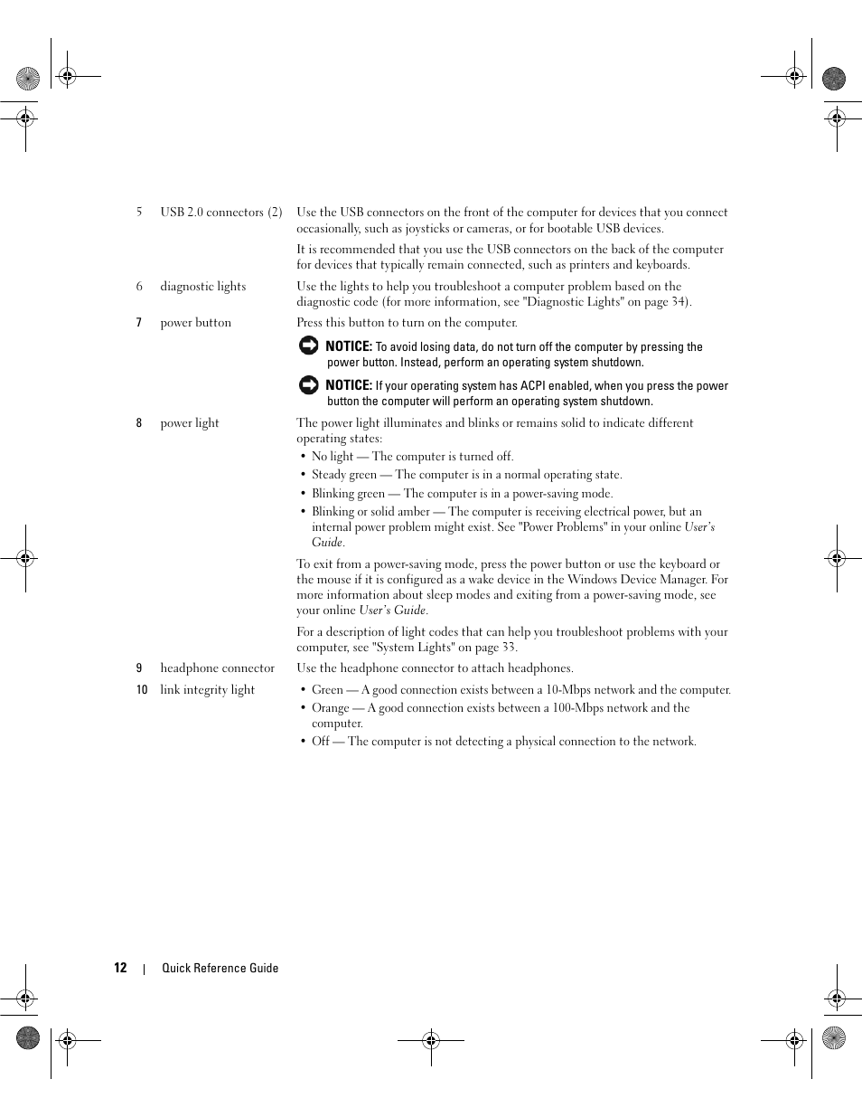 Dell OptiPlex 320 User Manual | Page 12 / 44