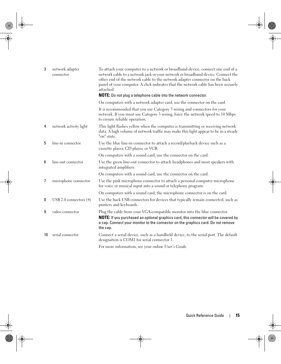 Dell OptiPlex 320 User Manual | Page 15 / 44