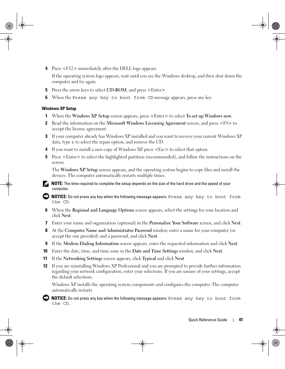 Dell OptiPlex 320 User Manual | Page 41 / 44