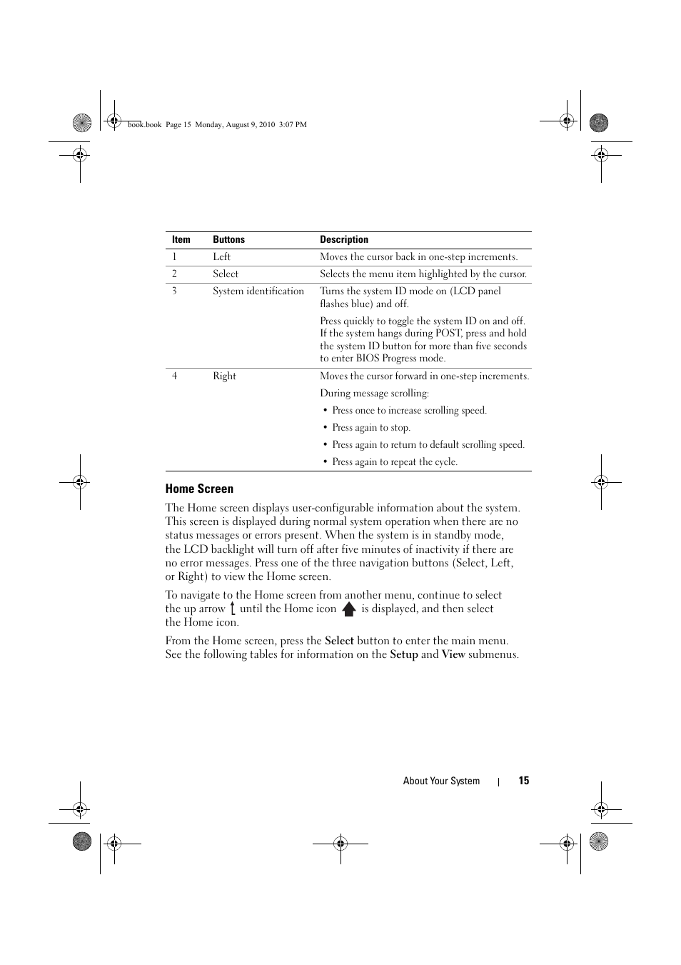 Home screen | Dell PowerVault NX200 User Manual | Page 15 / 166