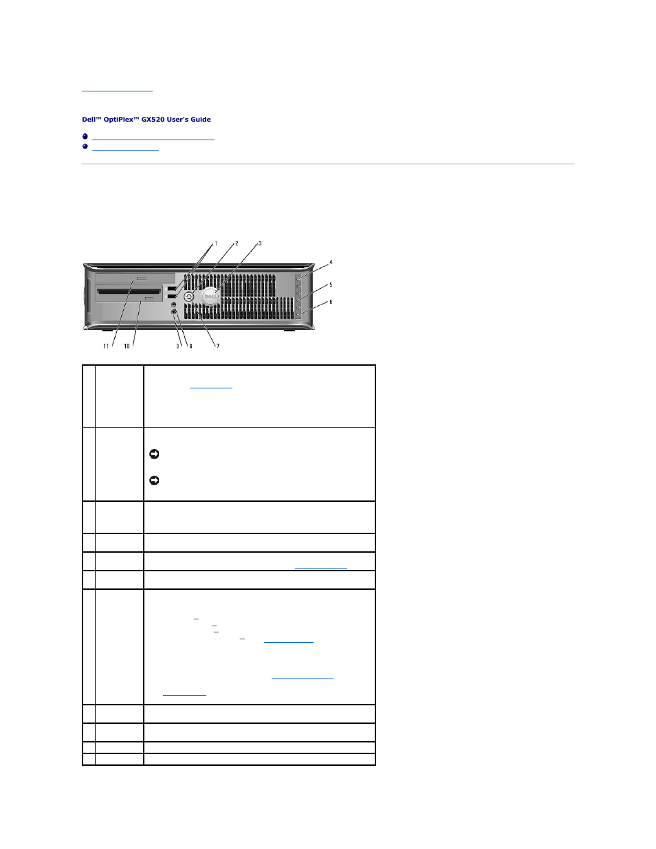 Small form factor computer, About your small form factor computer, Front view | Dell OptiPlex GX520 User Manual | Page 158 / 229