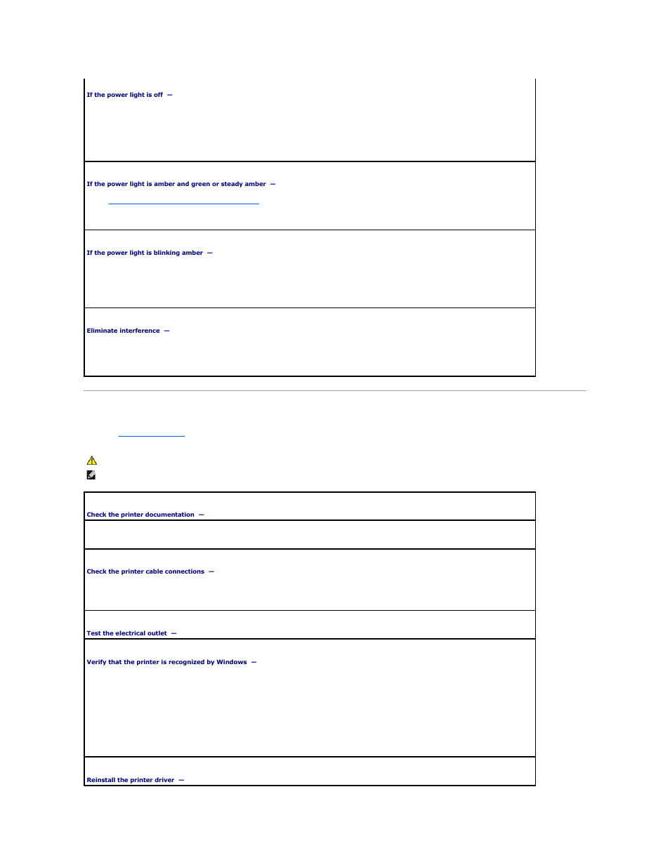 Printer problems | Dell OptiPlex GX520 User Manual | Page 191 / 229